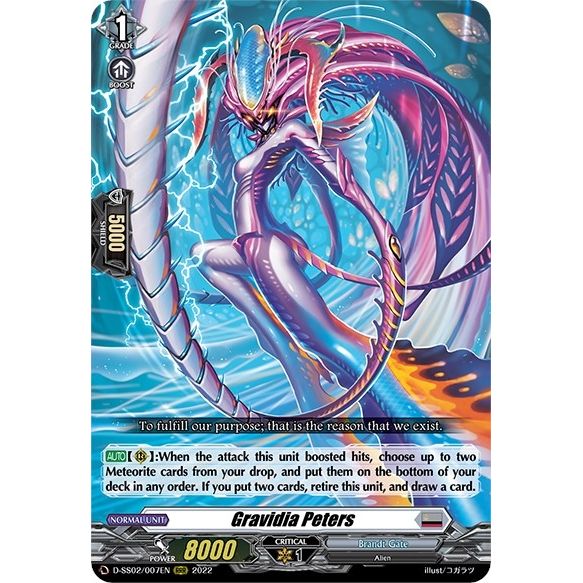 Image for Gravidia Peters (D-SS02/007EN) (D-SS02) - Cardfight Vanguard