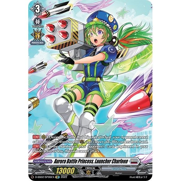 Image for Aurora Battle Princess, Launcher Charleen (SP) (D-SS02/SP06EN) (D-SS02) - Cardfight Vanguard
