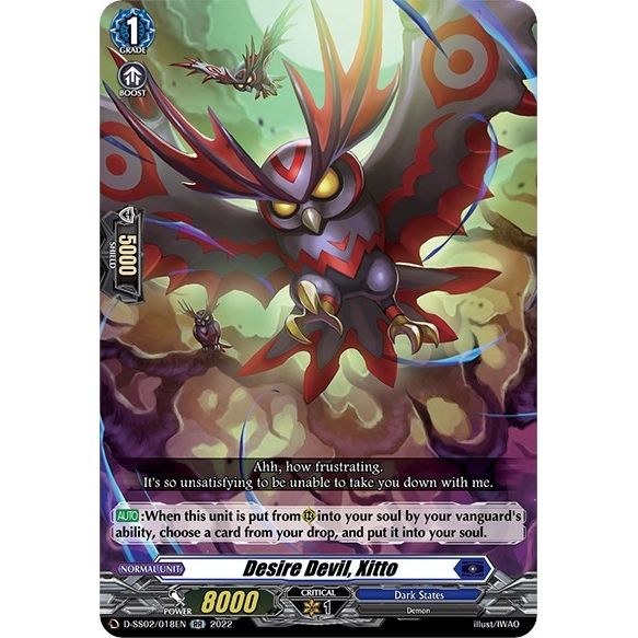 Image for Desire Devil, Xitto (D-SS02/018EN) (D-SS02) - Cardfight Vanguard