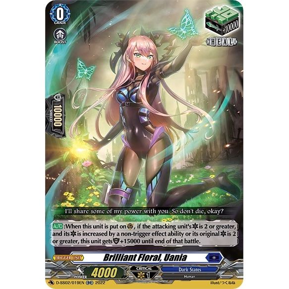 Image for Brilliant Floral, Uania (D-SS02/019EN) (D-SS02) - Cardfight Vanguard