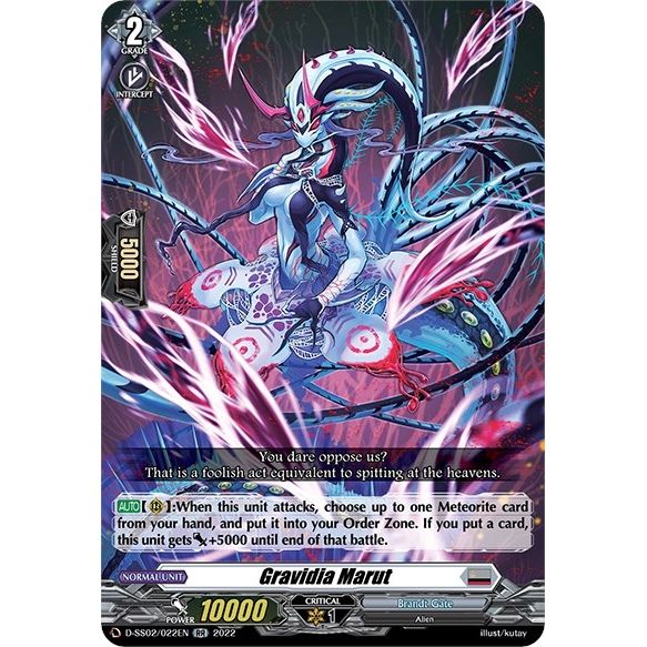Image for Gravidia Marut (D-SS02/022EN) (D-SS02) - Cardfight Vanguard