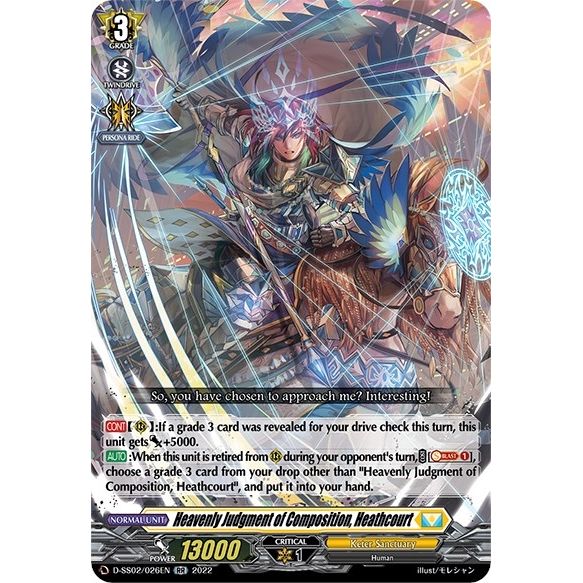 Image for Heavenly Judgment of Composition, Heathcourt (D-SS02/026EN) (D-SS02) - Cardfight Vanguard