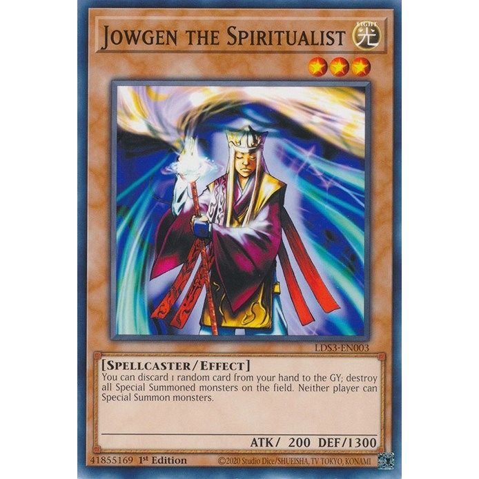 Image for Jowgen the Spiritualist (LDS3-EN003) (LDS3) - YuGiOh