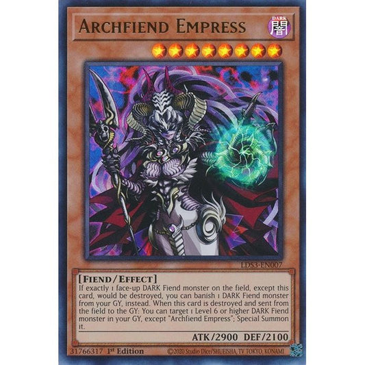 Image for Archfiend Empress (LDS3-EN007) (LDS3) - YuGiOh