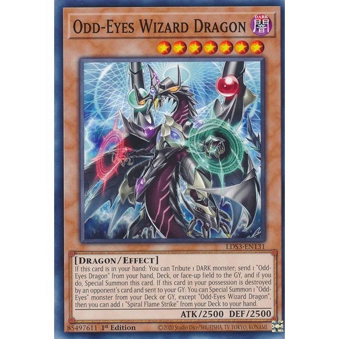 Image for Odd-Eyes Wizard Dragon (LDS3-EN131) (LDS3) - YuGiOh