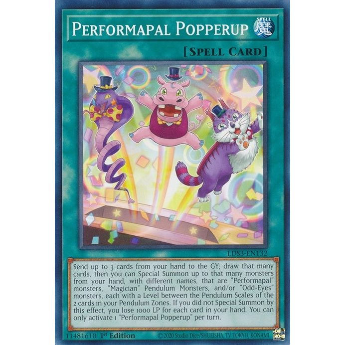 Image for Performapal Popperup (LDS3-EN132) (LDS3) - YuGiOh