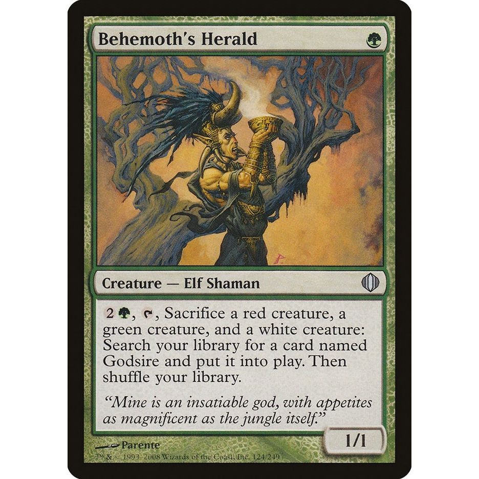Image for Behemoth's Herald (124) (ALA) - Magic: The Gathering
