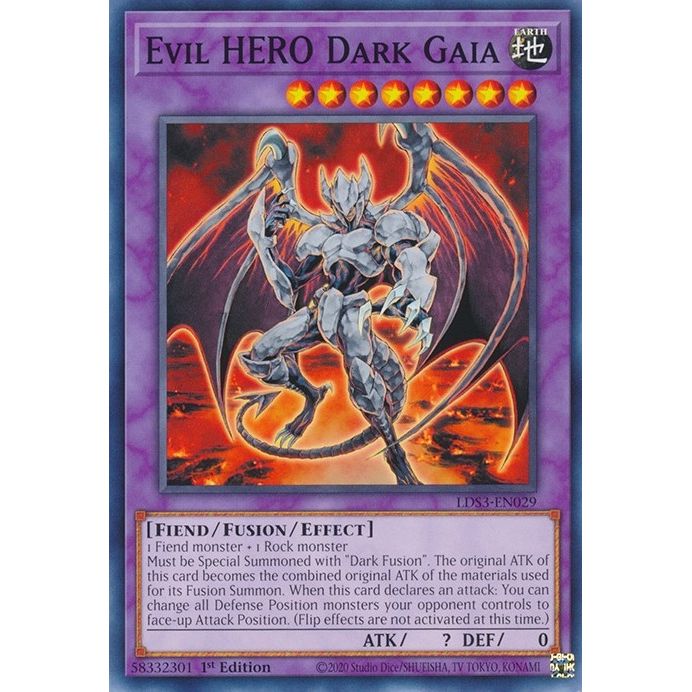 Image for Evil HERO Dark Gaia (LDS3-EN029) (LDS3) - YuGiOh