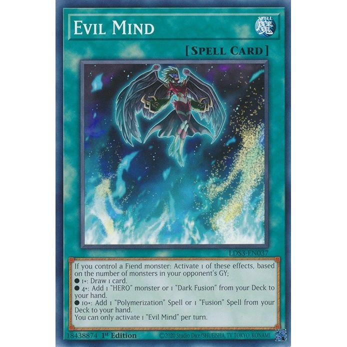 Image for Evil Mind (LDS3-EN037) (LDS3) - YuGiOh
