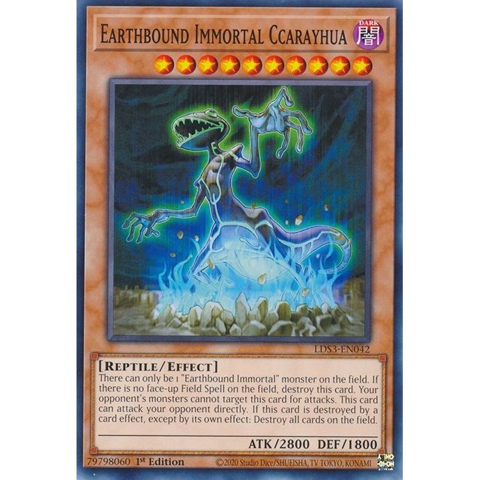 Image for Earthbound Immortal Ccarayhua (LDS3-EN042) (LDS3) - YuGiOh