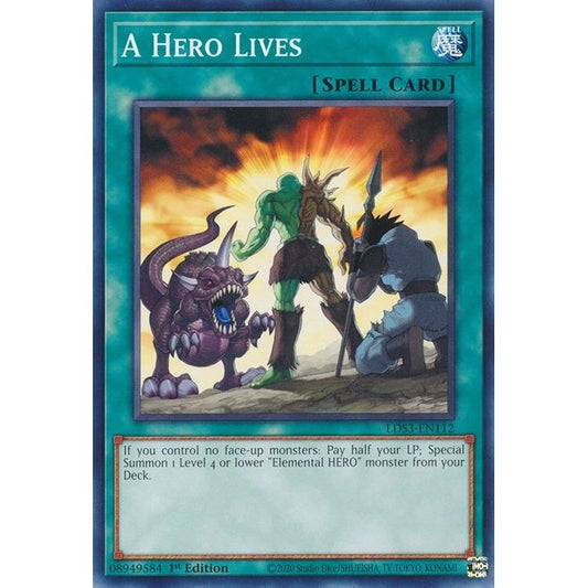 Image for A Hero Lives (LDS3-EN112) (LDS3) - YuGiOh
