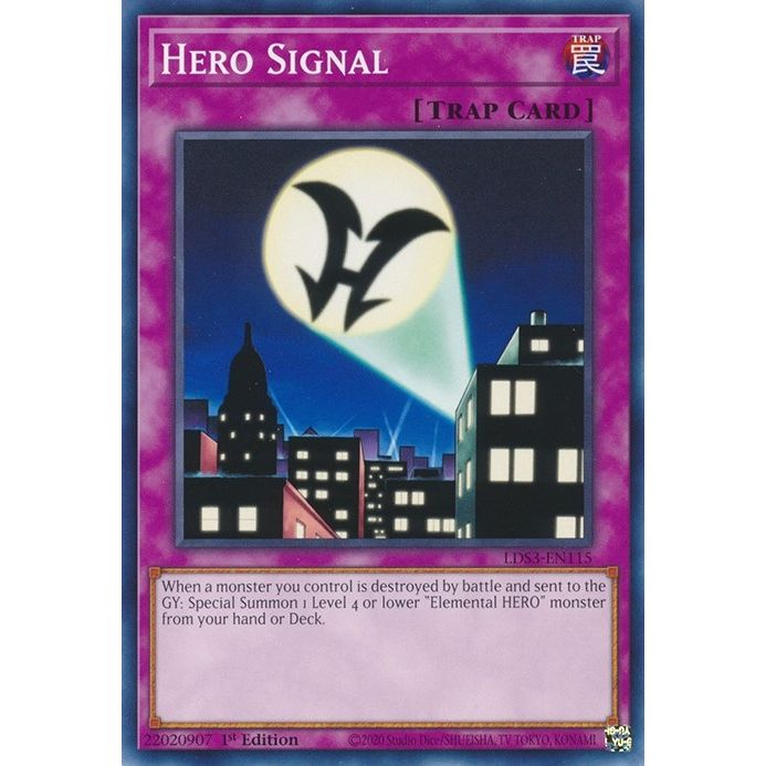 Image for Hero Signal (LDS3-EN115) (LDS3) - YuGiOh