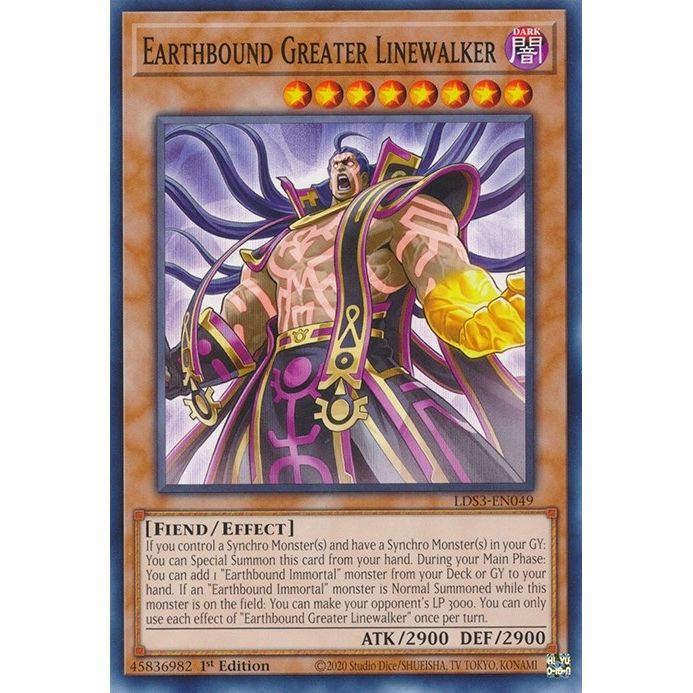 Image for Earthbound Greater Linewalker (LDS3-EN049) (LDS3) - YuGiOh