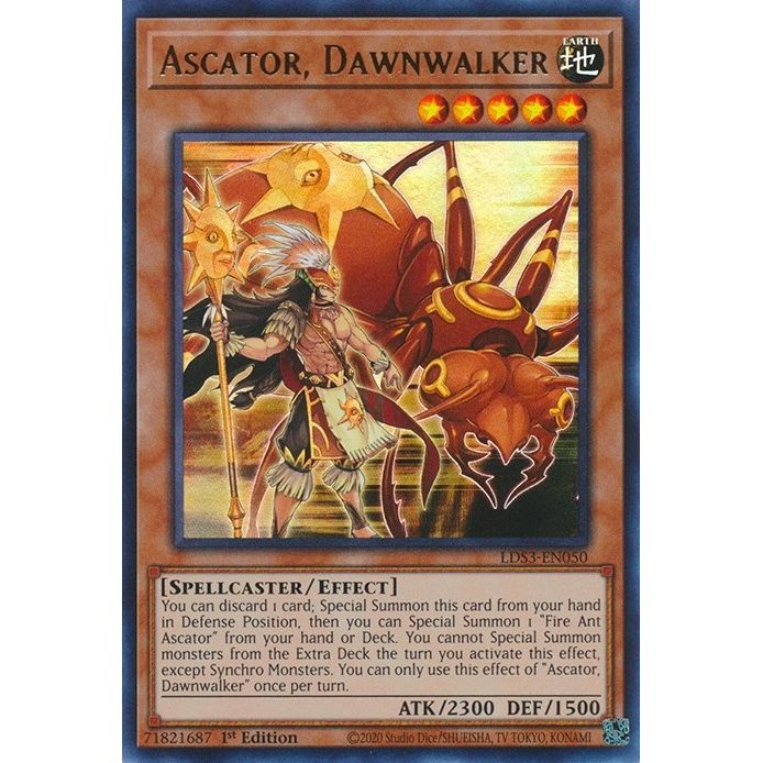 Image for Ascator, Dawnwalker (LDS3-EN050) (LDS3) - YuGiOh