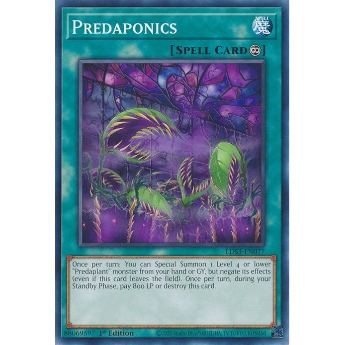 Image for Predaponics (LDS3-EN077) (LDS3) - YuGiOh
