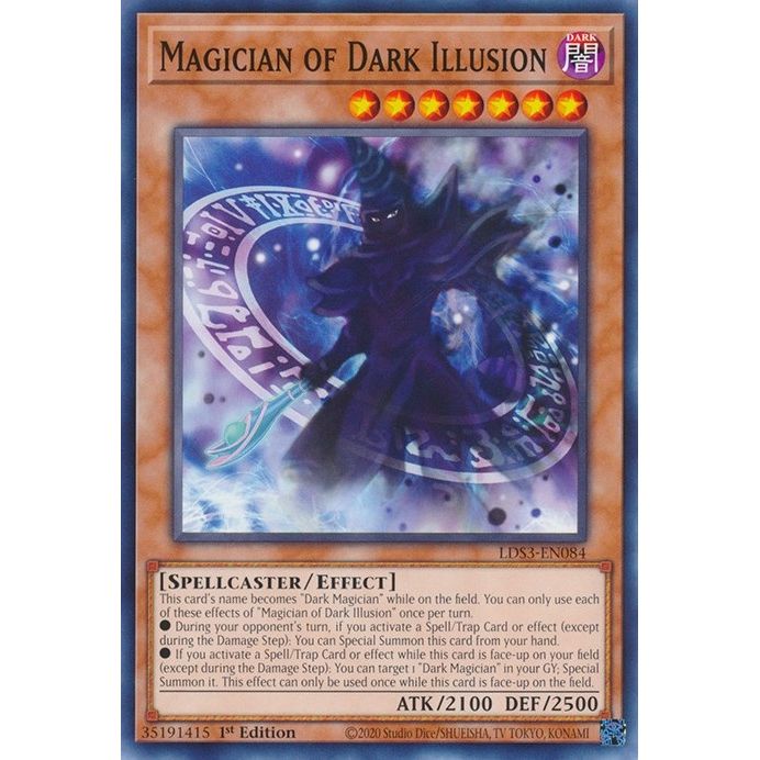 Image for Magician of Dark Illusion (LDS3-EN084) (LDS3) - YuGiOh
