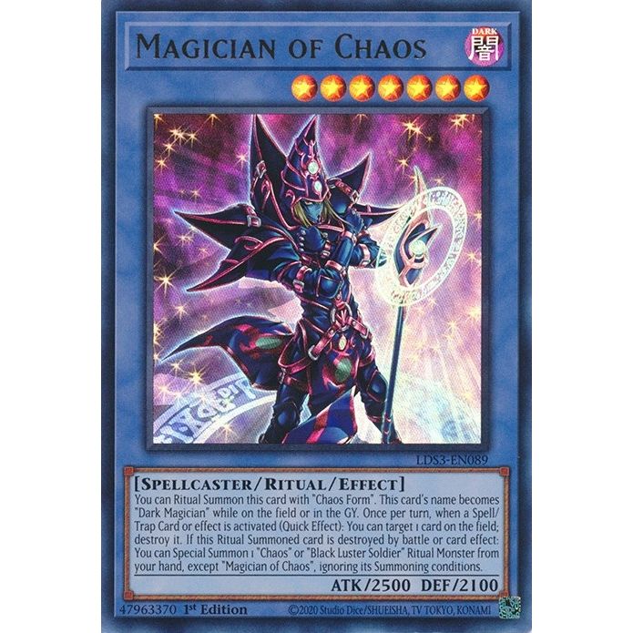 Image for Magician of Chaos (LDS3-EN089) (LDS3) - YuGiOh