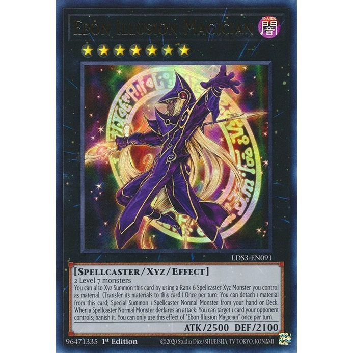 Image for Ebon Illusion Magician (LDS3-EN091) (LDS3) - YuGiOh