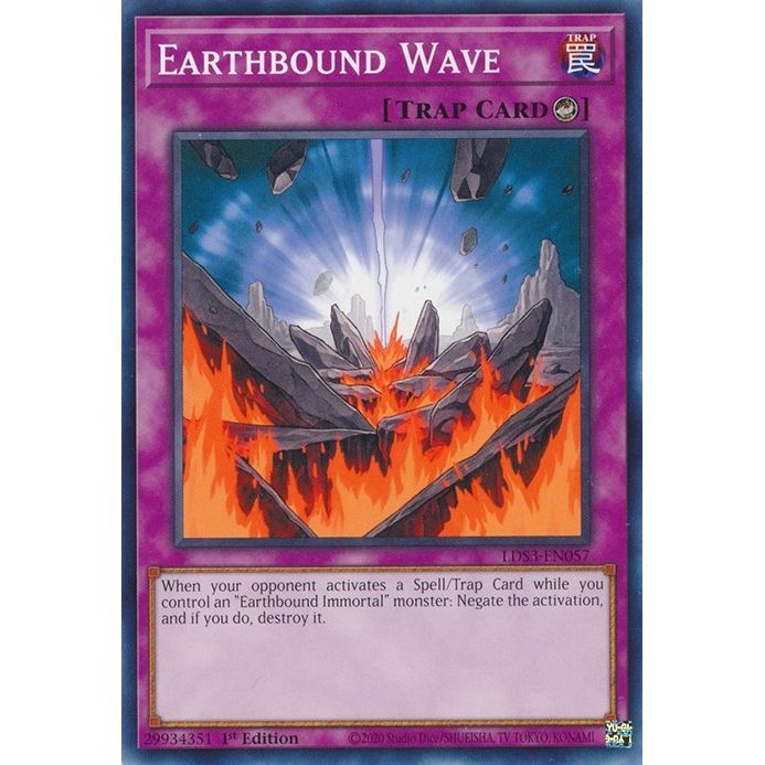 Image for Earthbound Wave (LDS3-EN057) (LDS3) - YuGiOh