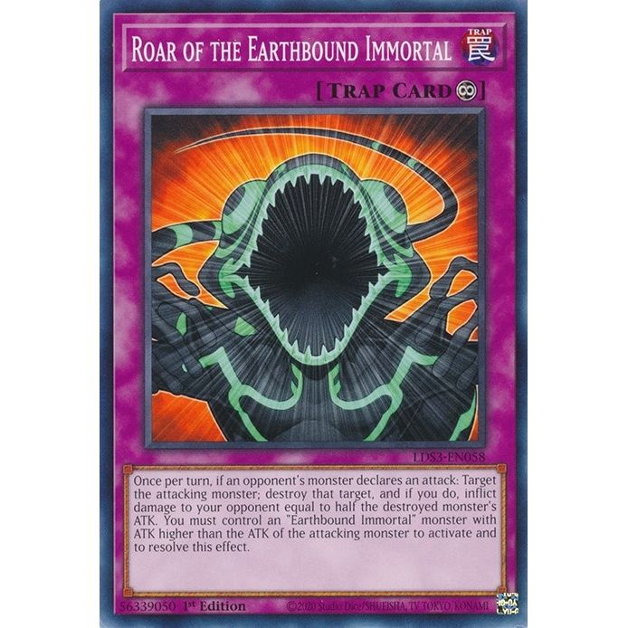 Image for Roar of the Earthbound Immortal (LDS3-EN058) (LDS3) - YuGiOh