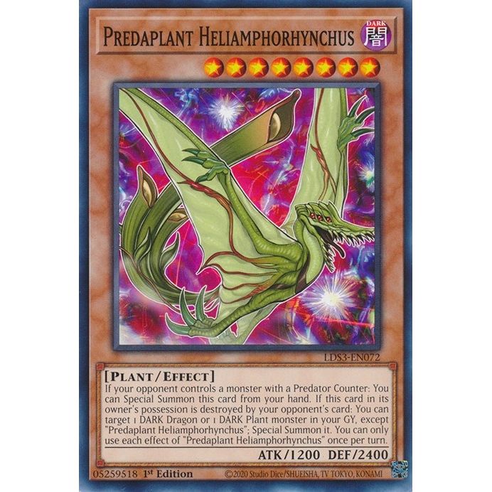 Image for Predaplant Heliamphorhynchus (LDS3-EN072) (LDS3) - YuGiOh