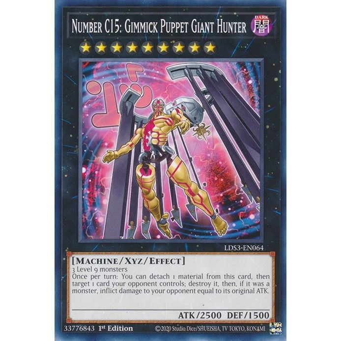 Image for Number C15: Gimmick Puppet Giant Hunter (LDS3-EN064) (LDS3) - YuGiOh