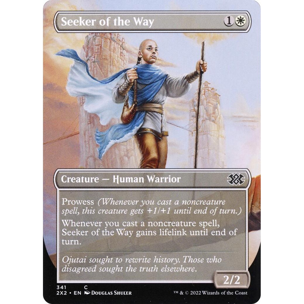 Image for Seeker of the Way (Borderless) (341) (2X2) - Magic: The Gathering