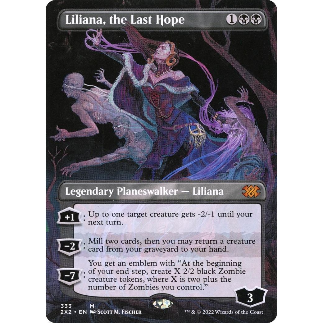 Image for Liliana, the Last Hope (Borderless) (333) (2X2) - Magic: The Gathering