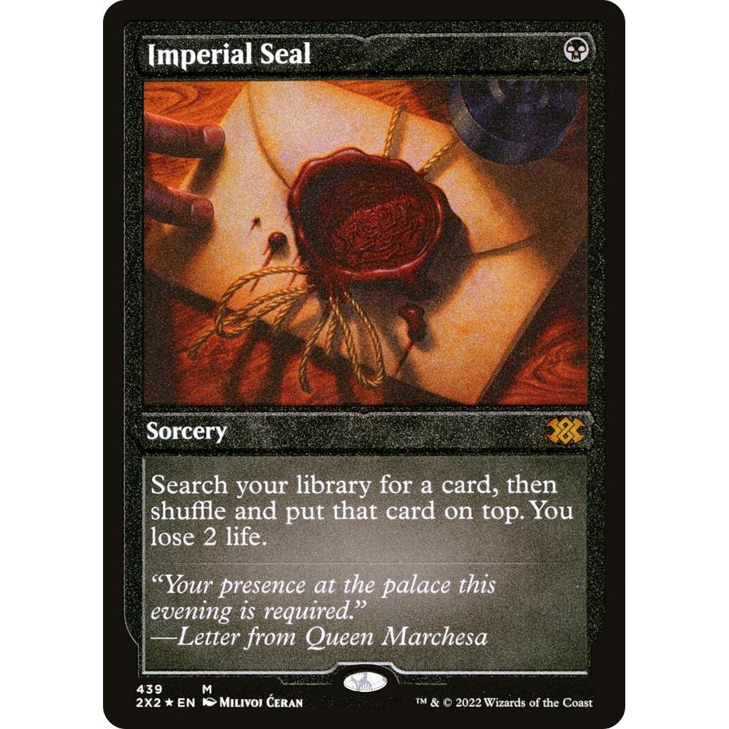 Image for Imperial Seal (Foil Etched) (439) (2X2) - Magic: The Gathering