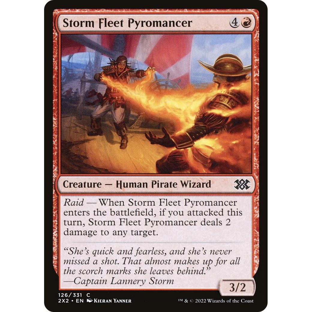 Image for Storm Fleet Pyromancer (126) (2X2) - Magic: The Gathering