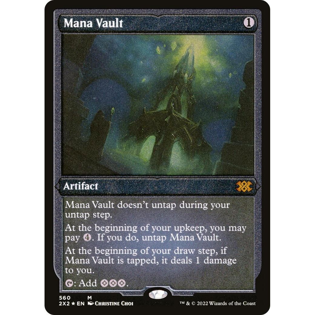 Image for Mana Vault (Foil Etched) (560) (2X2) - Magic: The Gathering