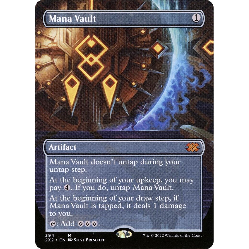 Image for Mana Vault (Borderless) (394) (2X2) - Magic: The Gathering