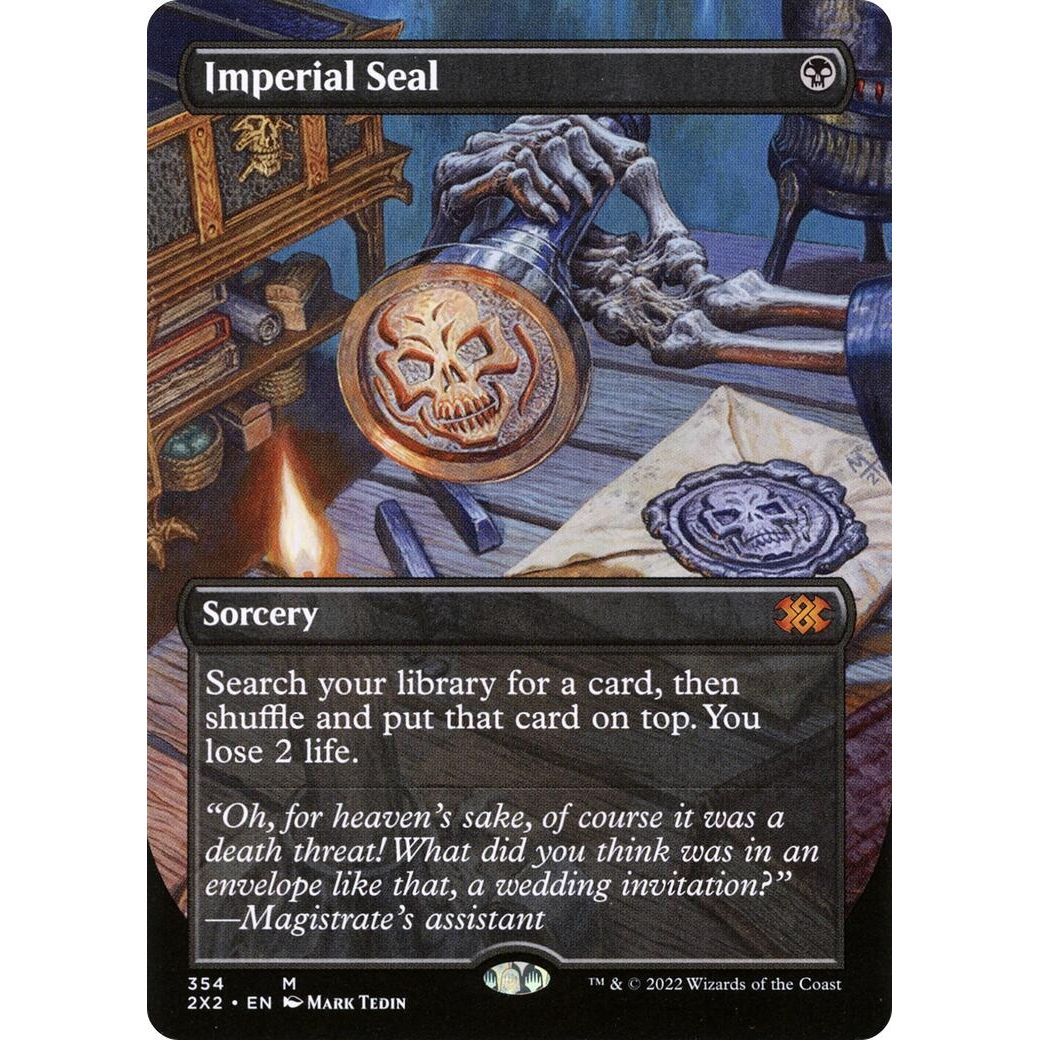 Image for Imperial Seal (Borderless) (354) (2X2) - Magic: The Gathering