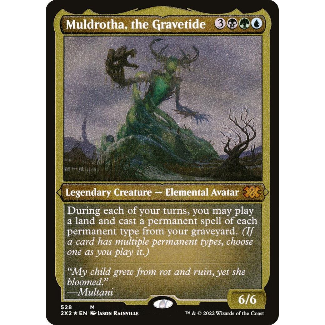 Image for Muldrotha, the Gravetide (Foil Etched) (528) (2X2) - Magic: The Gathering