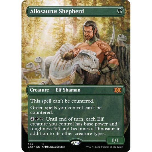 Image for Allosaurus Shepherd (Borderless) (365) (2X2) - Magic: The Gathering