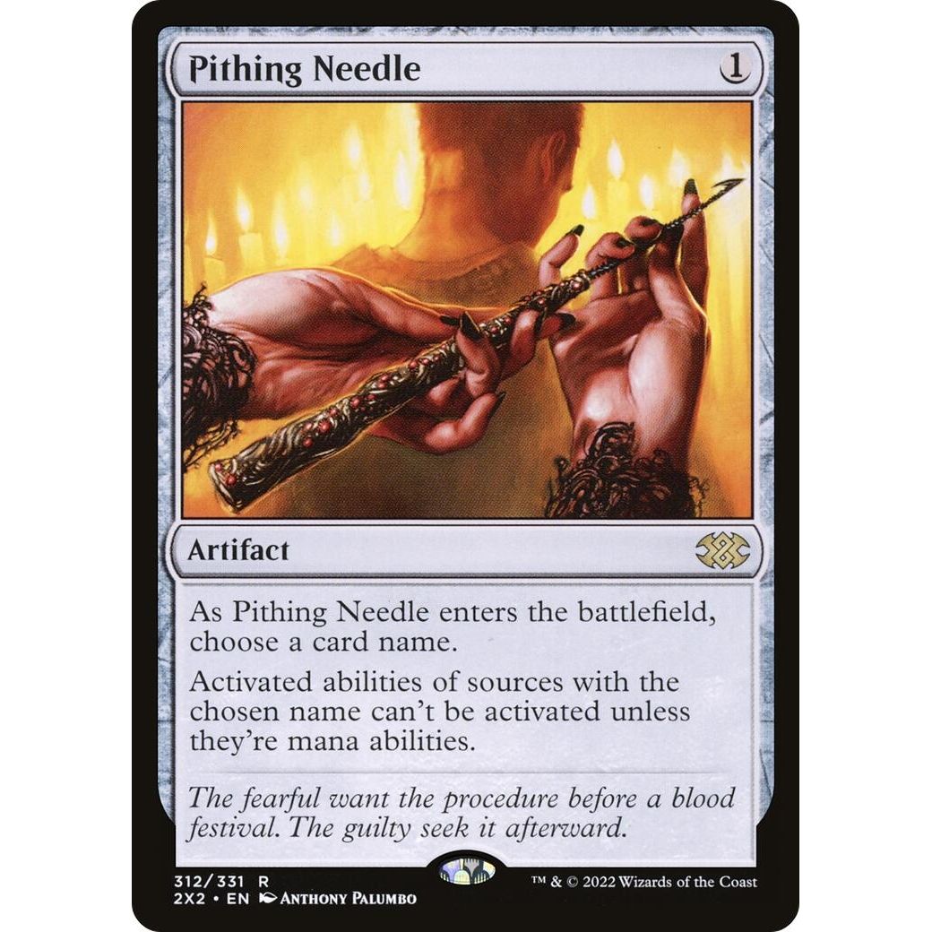 Image for Pithing Needle (312) (2X2) - Magic: The Gathering