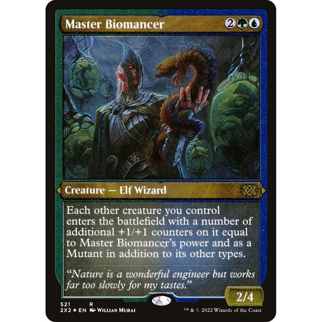 Image for Master Biomancer (Foil Etched) (521) (2X2) - Magic: The Gathering