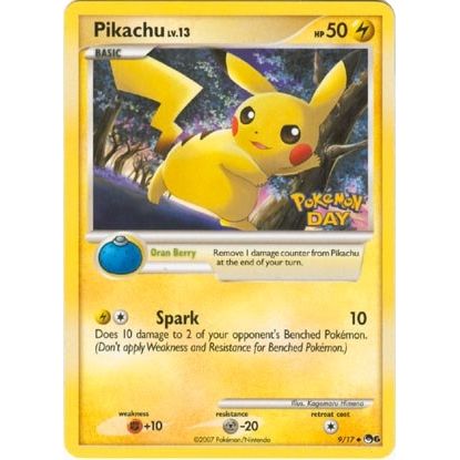 Image for Pikachu (Pokemon Day Stamped) (009/017) (POP) - Pokemon