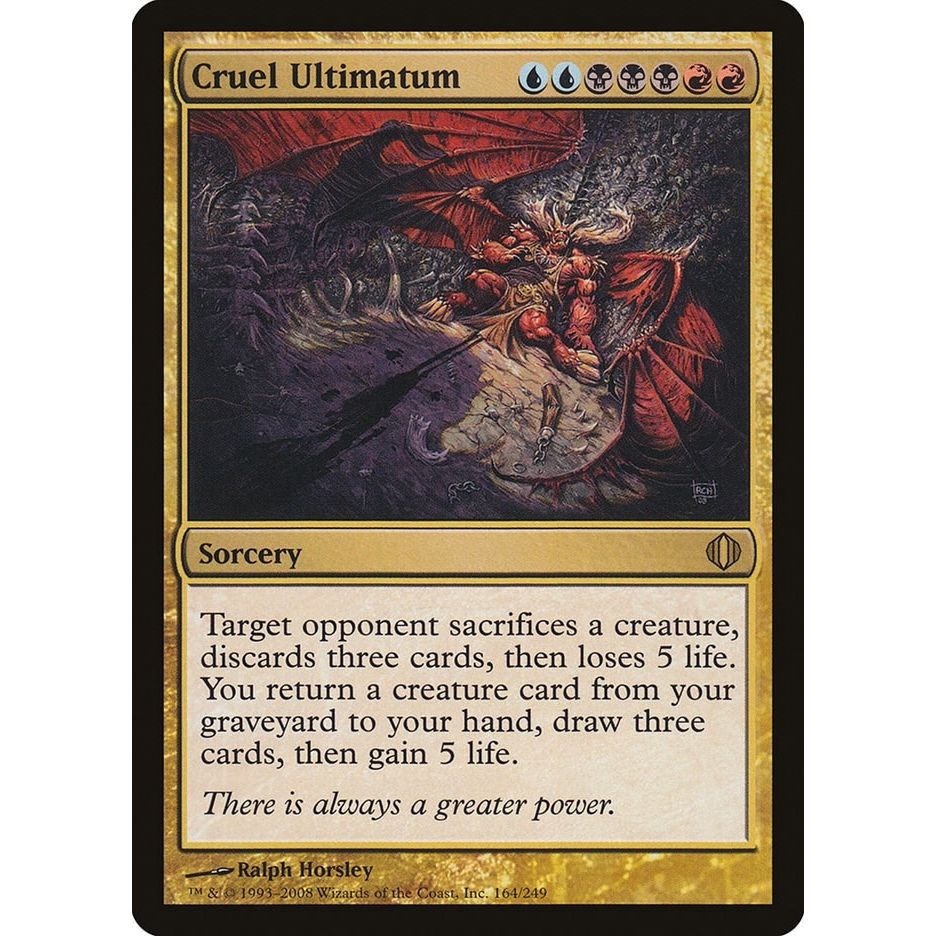 Image for Cruel Ultimatum (164) (ALA) - Magic: The Gathering