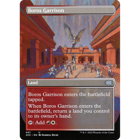 Image for Boros Garrison (Borderless) (401) (2X2) - Magic: The Gathering