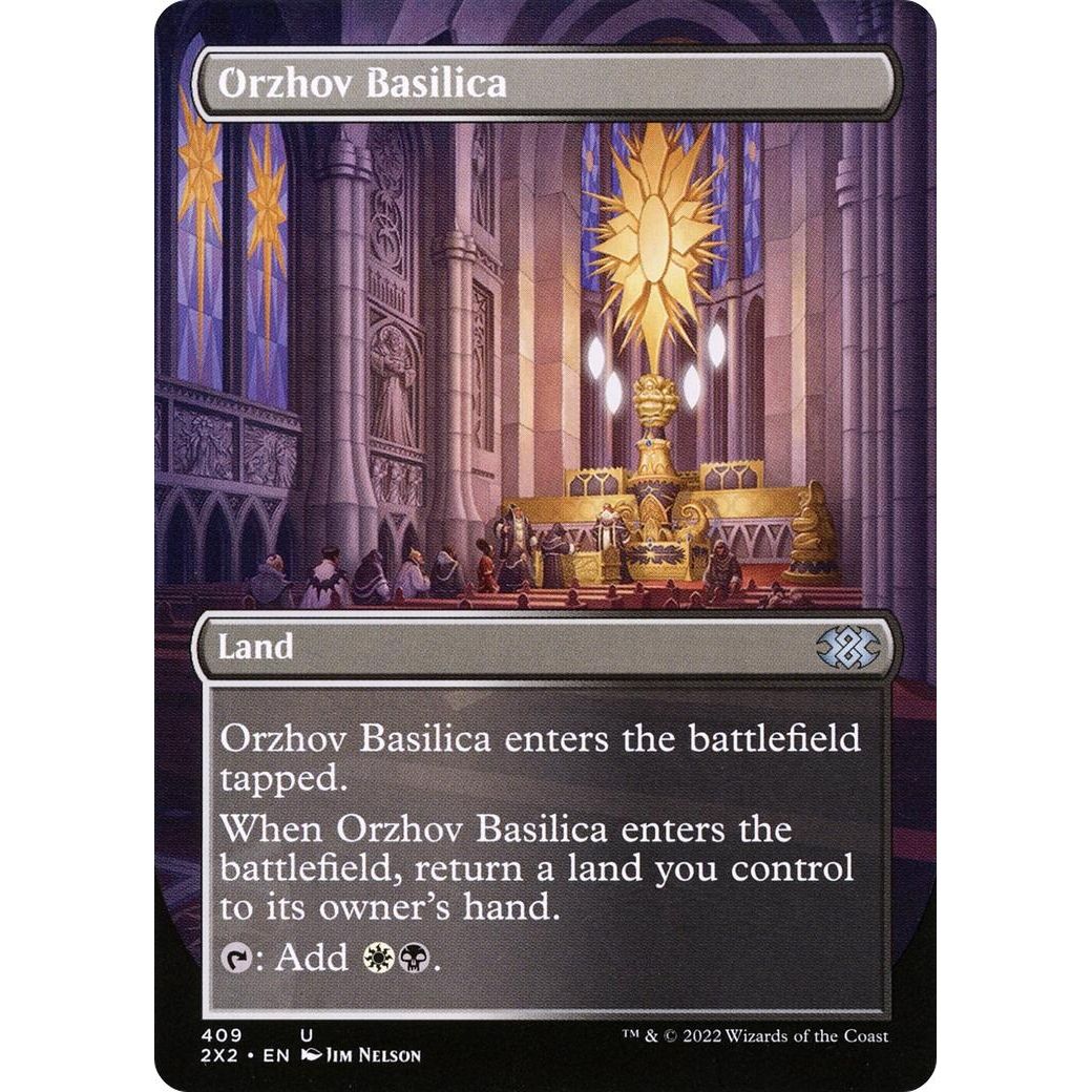 Image for Orzhov Basilica (Borderless) (409) (2X2) - Magic: The Gathering