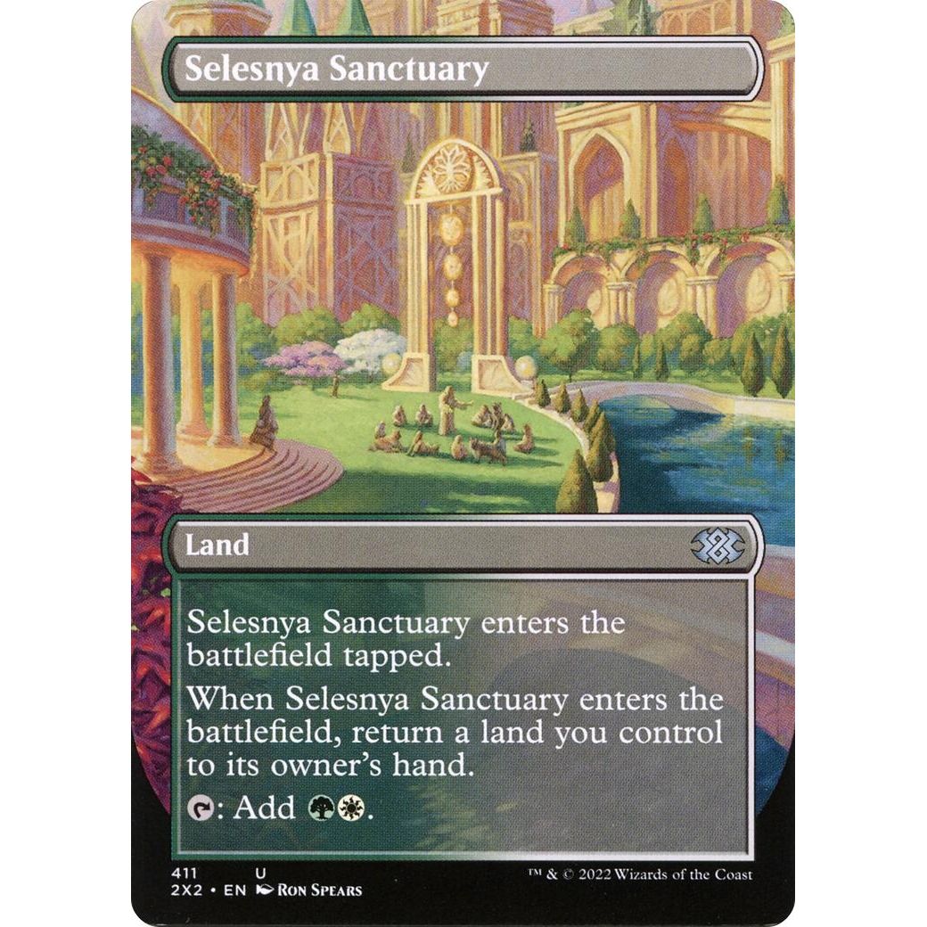 Image for Selesnya Sanctuary (Borderless) (411) (2X2) - Magic: The Gathering