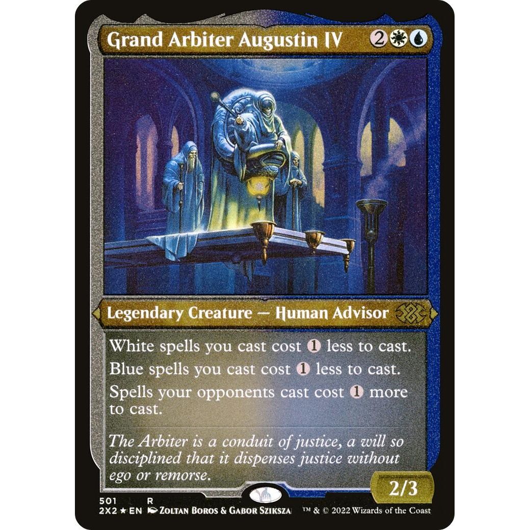 Image for Grand Arbiter Augustin IV (Foil Etched) (501) (2X2) - Magic: The Gathering