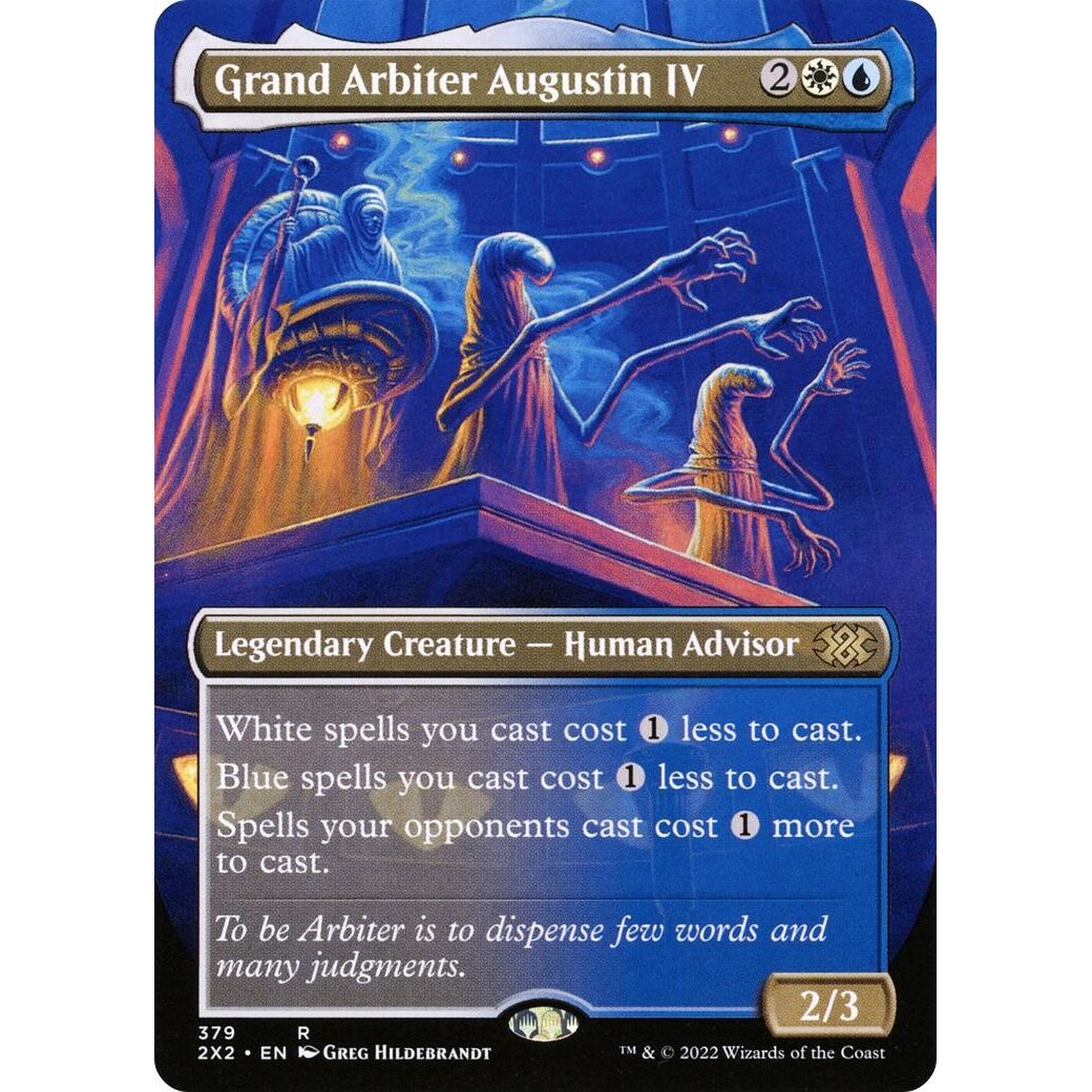 Image for Grand Arbiter Augustin IV (Borderless) (379) (2X2) - Magic: The Gathering