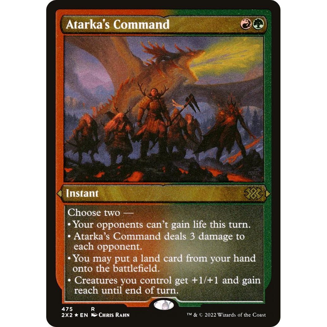 Image for Atarka's Command (Foil Etched) (475) (2X2) - Magic: The Gathering