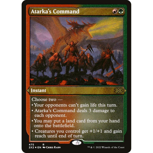 Image for Atarka's Command (Foil Etched) (475) (2X2) - Magic: The Gathering