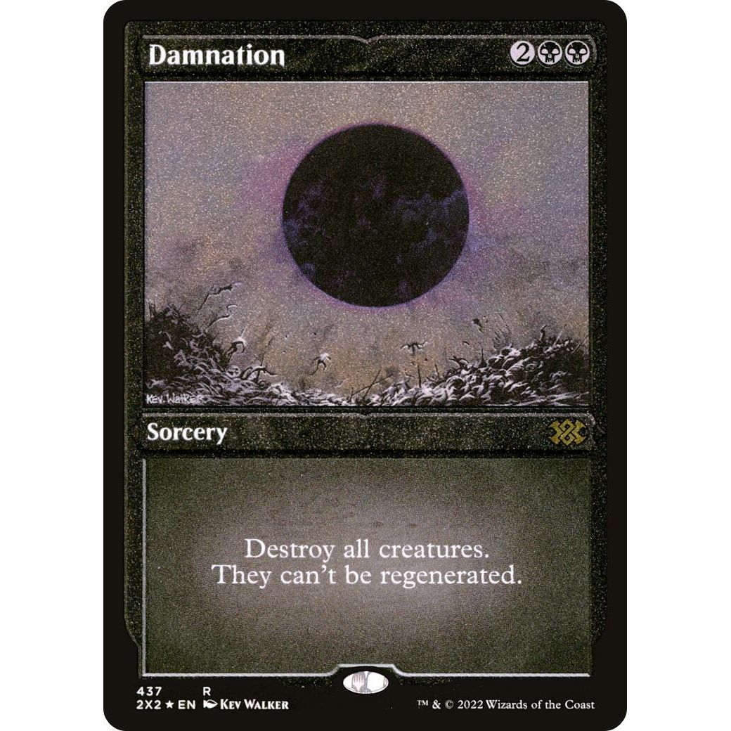 Image for Damnation (Foil Etched) (437) (2X2) - Magic: The Gathering