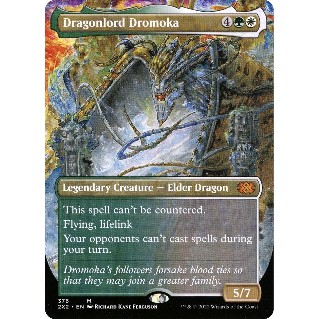 Image for Dragonlord Dromoka (Borderless) (376) (2X2) - Magic: The Gathering