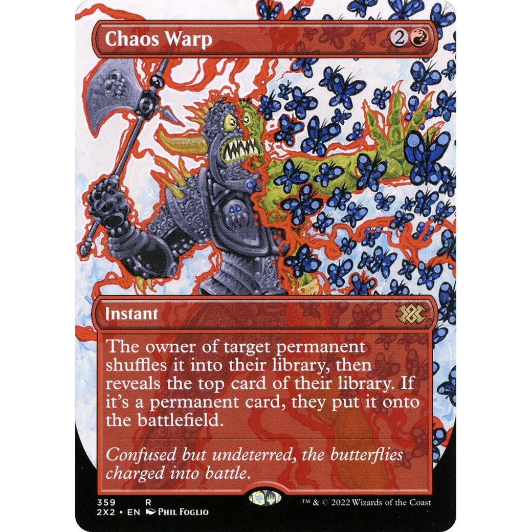 Image for Chaos Warp (Borderless) (359) (2X2) - Magic: The Gathering