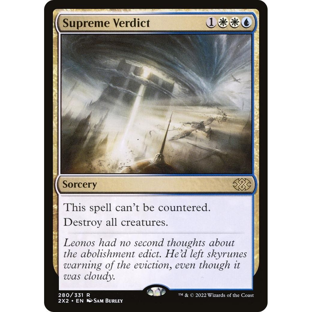 Image for Supreme Verdict (280) (2X2) - Magic: The Gathering